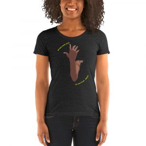 Lookin' for the Answer Take a look at my Skin Ladies' short sleeve t-shirt