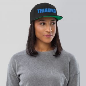Thinking Cap Snapback Hat